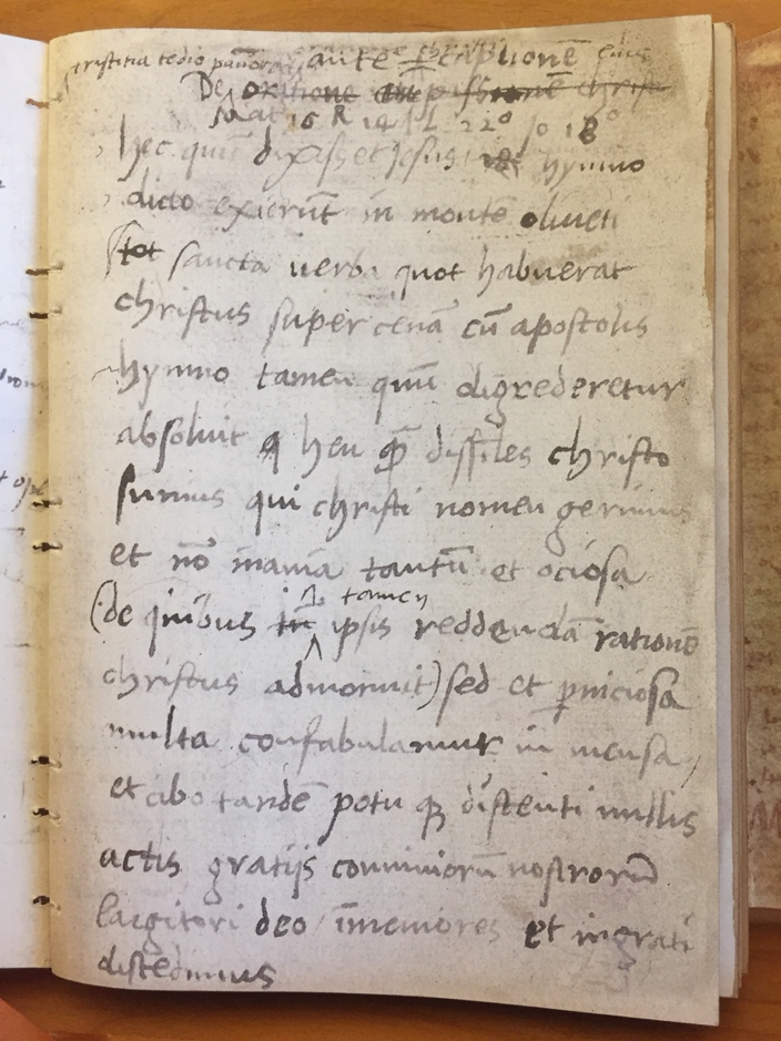 The “Discovery” of the Autograph of Thomas More’s De Tristitia Christi through Andrés Vázquez de Prada, June 2021